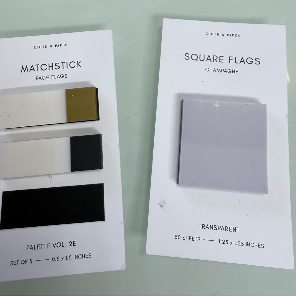 Cloth & Paper Project Management Insert with Flags - Picture 5 of 6